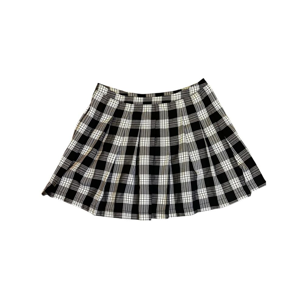 NWT Self Love Women’s Plaid Skirt 90s style Dark Academia Size XL